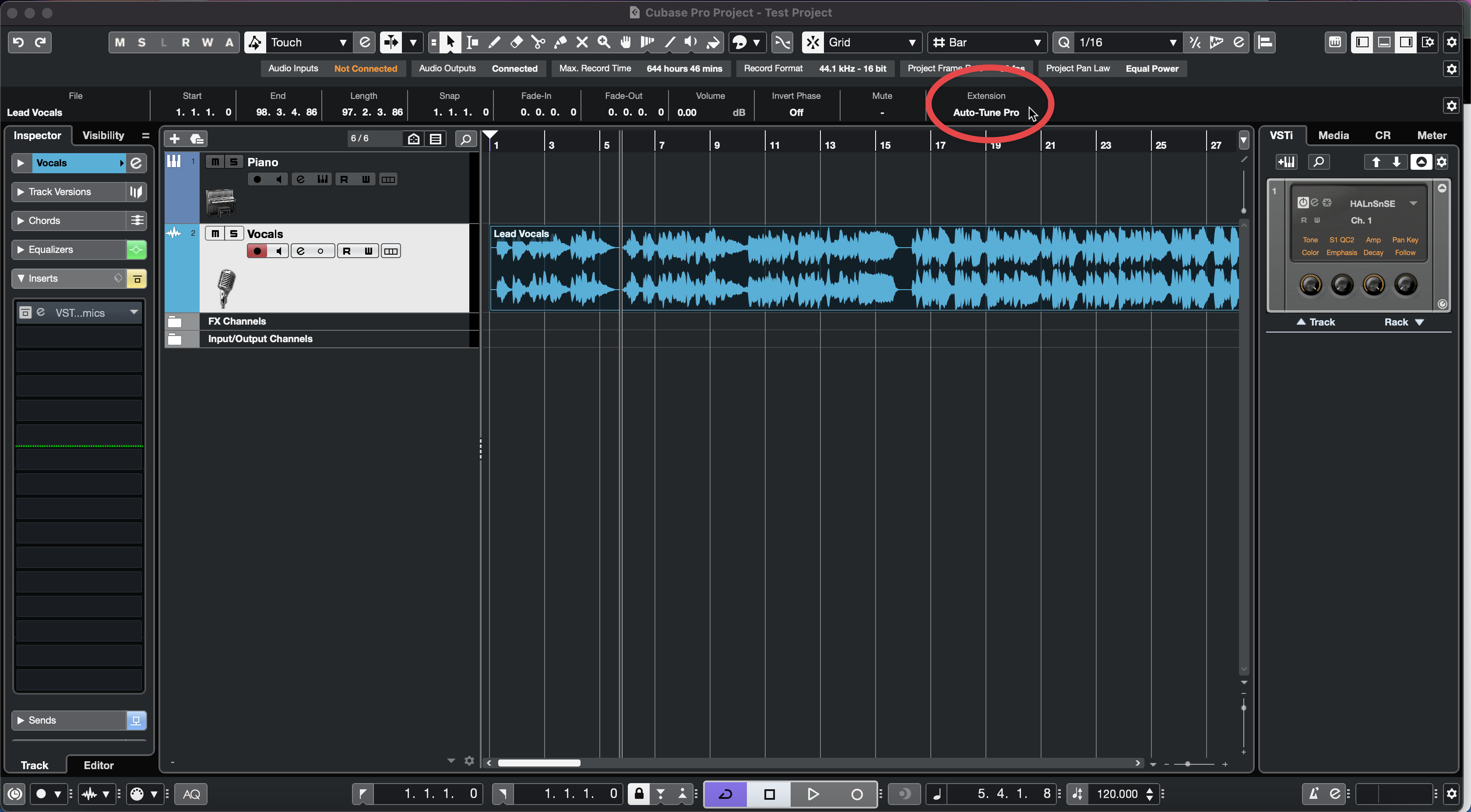 How to use auto tune pro as an ara2 plugin in cubase